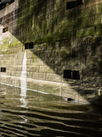 Built structure in water