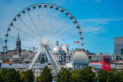 Ferris wheel against sky