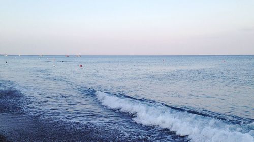 Scenic view of calm sea against sky