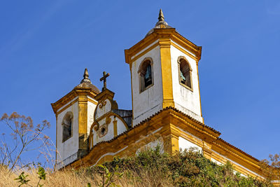 Low angle view of building against sky