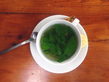 Directly above shot of food in bowl