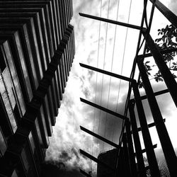 Low angle view of building against sky