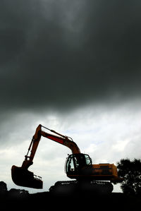 Low angle view of cloudy sky