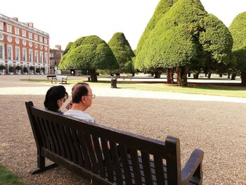 People in park