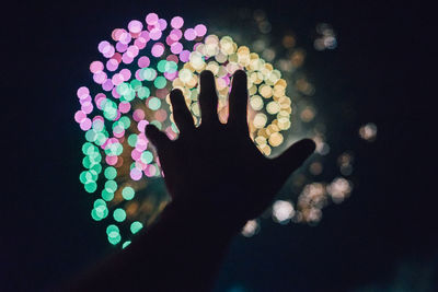 Close-up of human hand