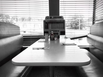 Interior of office building