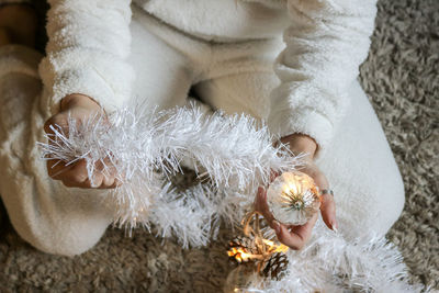 Close-up of christmas decoration