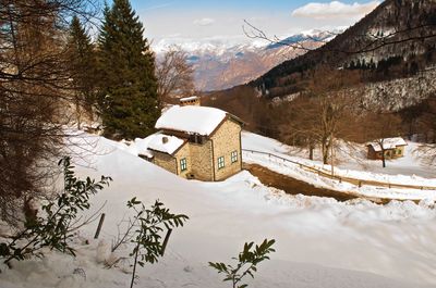 Built structure with trees in background