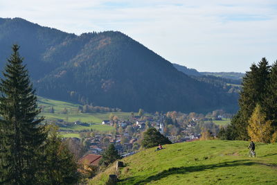 Scenic view of landscape against sky