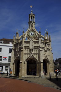 Chichester cross, elaborate perpendicular market cross in the centre of chichester, west sussex,  uk