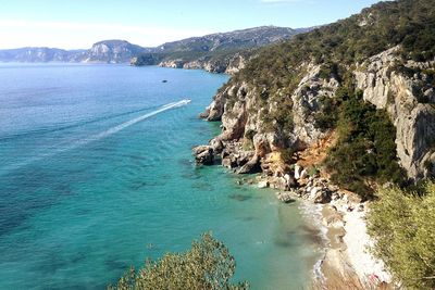 Panoramic view of sea against sky