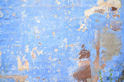 Full frame shot of weathered wall