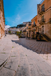 Piazza municipio in the historic center of scicli