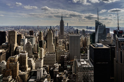 Aerial view of a city