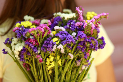 Close-up of purple flowering plants