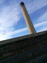 High section of building against cloudy sky