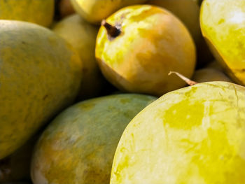 Close-up of fruits for sale at market stall