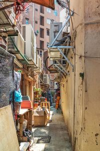 Man working at construction site in city