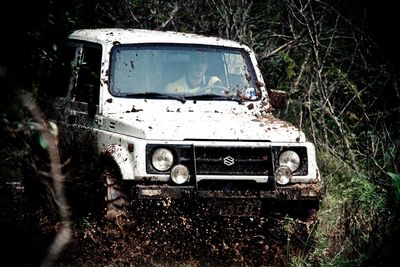 Abandoned car