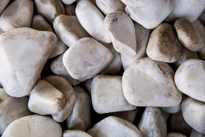 Lots of many white decorative stones texture