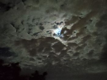 Low angle view of clouds in sky