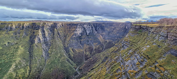 Panoramic view of landscape against sky