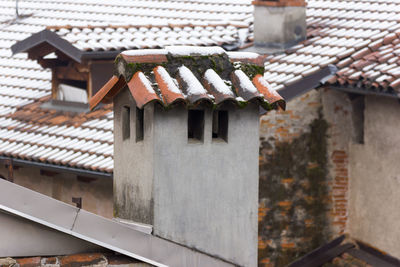 Close-up of roof tiles