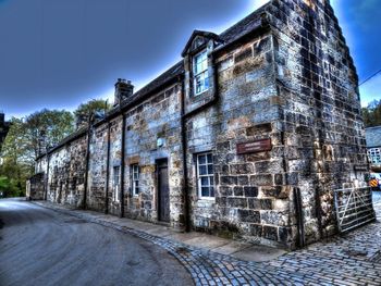 Low angle view of building against sky