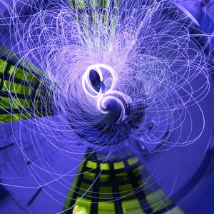 Close-up of illuminated light