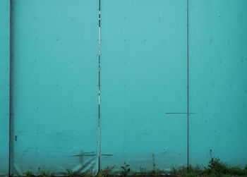 Full frame shot of blue door