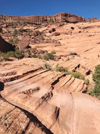 Scenic view of desert