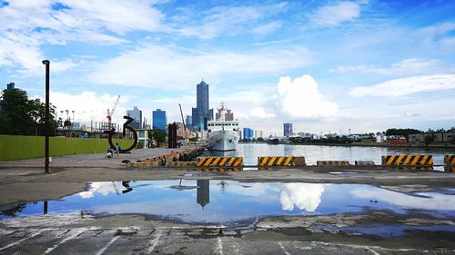 View of cityscape against sky