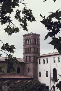 Low angle view of building against sky