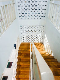 Low angle view of staircase in building