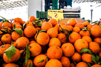 Close-up of fruits for sale at market