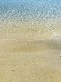 Full frame shot of wet sand