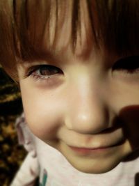 Close-up portrait of girl