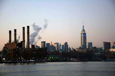 City skyline against sky