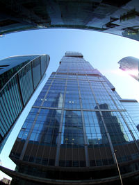 Low angle view of modern building