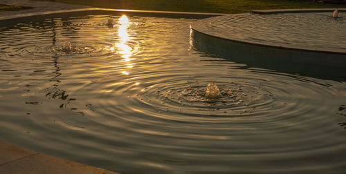 Close-up of rippled water