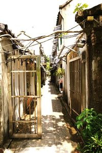 Narrow alley in old town