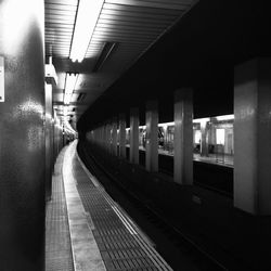 Empty corridor of building