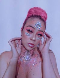 Portrait of a beautiful young woman