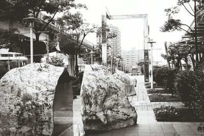 View of built structure in city