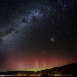 Low angle view of starry sky