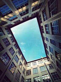 Low angle view of building against sky