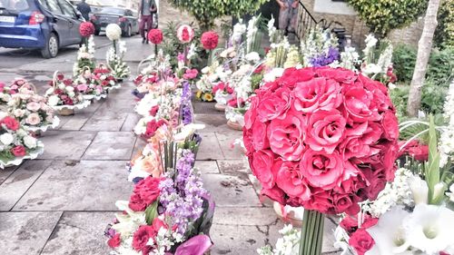 Pink rose bouquet