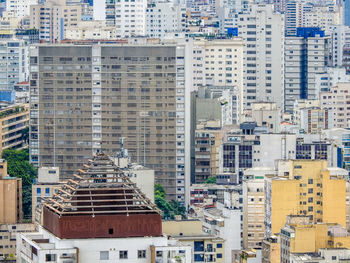 High angle view of cityscape