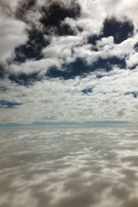 Scenic view of cloudy sky