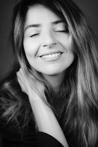 Close-up of young woman